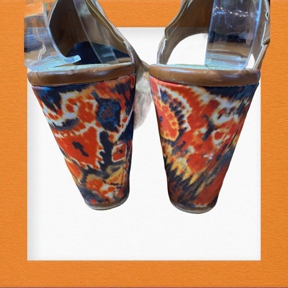 Impo "Wylie" Bohemian Tan Wedge Sandals 9 - Picture 5 of 6